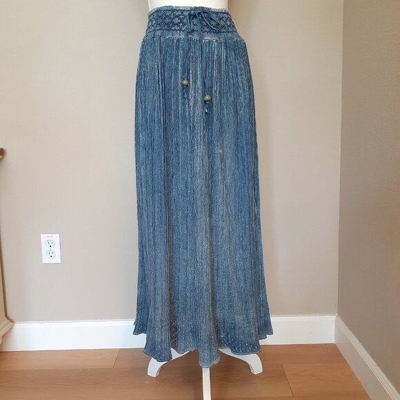 Studio West Cotton Maxi Skirt - Picture 1 of 12